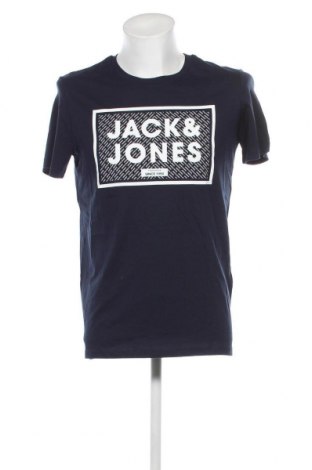 Мъжка тениска Jack & Jones, Размер M, Цвят Син, Цена 25,20 лв.