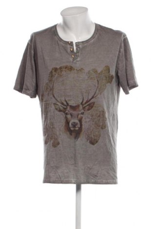 Мъжка тениска Kitzo Alpen, Размер XL, Цвят Кафяв, Цена 13,20 лв.