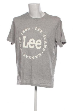 Ανδρικό t-shirt Lee, Μέγεθος XL, Χρώμα Γκρί, Τιμή 28,87 €
