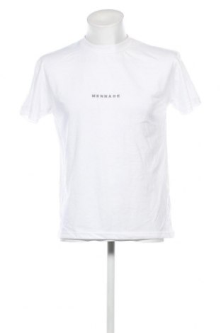 Herren T-Shirt Mennace, Größe M, Farbe Weiß, Preis 10,82 €