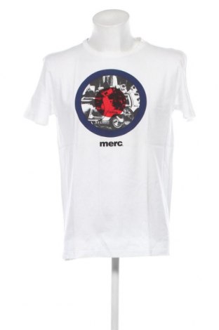 Ανδρικό t-shirt Merc, Μέγεθος L, Χρώμα Λευκό, Τιμή 5,40 €