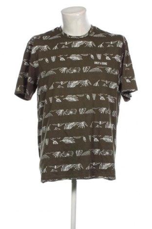 Herren T-Shirt Only & Sons, Größe XL, Farbe Grün, Preis 5,43 €