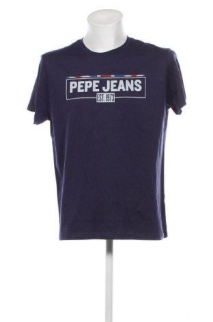 Tricou de bărbați Pepe Jeans, Mărime L, Culoare Albastru, Preț 110,53 Lei