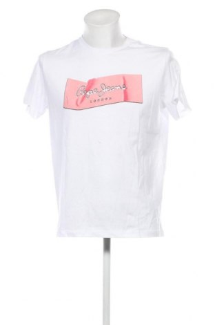 Herren T-Shirt Pepe Jeans, Größe M, Farbe Weiß, Preis € 25,98