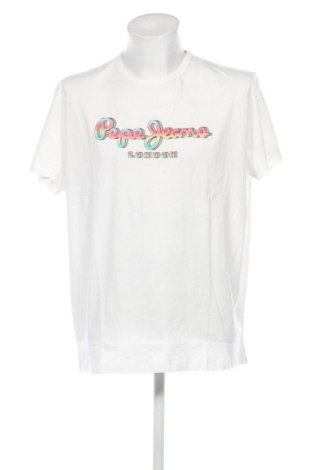 Herren T-Shirt Pepe Jeans, Größe XXL, Farbe Weiß, Preis € 28,87