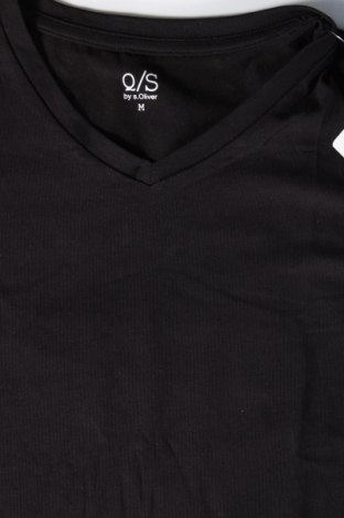 Tricou de bărbați Q/S by S.Oliver, Mărime M, Culoare Negru, Preț 101,97 Lei