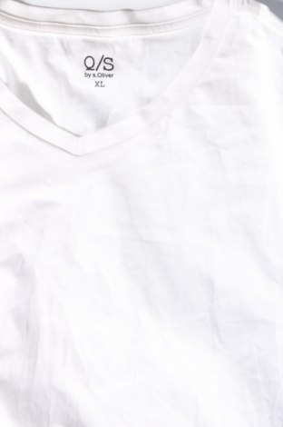 Ανδρικό t-shirt Q/S by S.Oliver, Μέγεθος XL, Χρώμα Λευκό, Τιμή 12,78 €