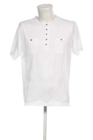 Мъжка тениска Roger Kent, Размер L, Цвят Бял, Цена 8,40 лв.