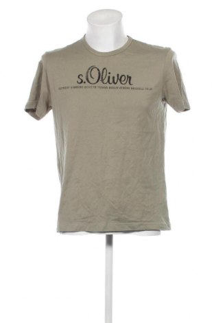 Tricou de bărbați S.Oliver, Mărime L, Culoare Verde, Preț 35,71 Lei