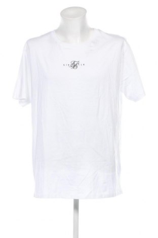 Ανδρικό t-shirt SikSilk, Μέγεθος XXL, Χρώμα Λευκό, Τιμή 15,98 €