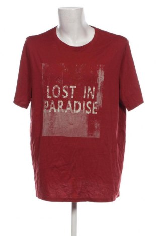 Ανδρικό t-shirt Straight Up, Μέγεθος 4XL, Χρώμα Κόκκινο, Τιμή 4,82 €