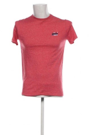 Herren T-Shirt Superdry, Größe S, Farbe Rosa, Preis 12,53 €