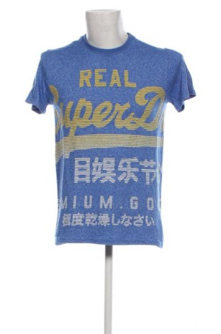 Ανδρικό t-shirt Superdry, Μέγεθος L, Χρώμα Μπλέ, Τιμή 11,13 €