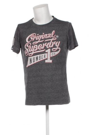 Ανδρικό t-shirt Superdry, Μέγεθος S, Χρώμα Γκρί, Τιμή 10,57 €