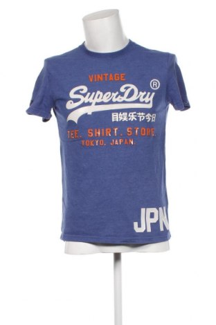 Ανδρικό t-shirt Superdry, Μέγεθος L, Χρώμα Μπλέ, Τιμή 11,49 €