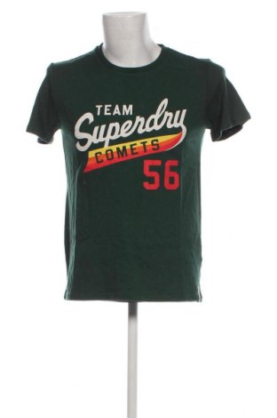 Herren T-Shirt Superdry, Größe L, Farbe Grün, Preis 20,62 €