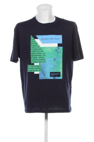 Мъжка тениска Tom Tailor, Размер XL, Цвят Син, Цена 31,00 лв.