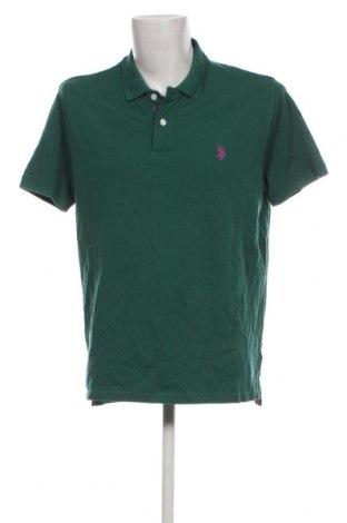 Мъжка тениска U.S. Polo Assn., Размер XXL, Цвят Зелен, Цена 25,00 лв.