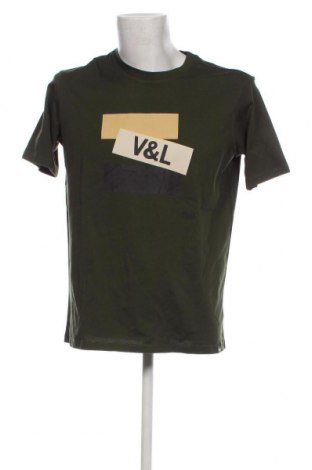Мъжка тениска Victorio & Lucchino, Размер L, Цвят Зелен, Цена 56,00 лв.