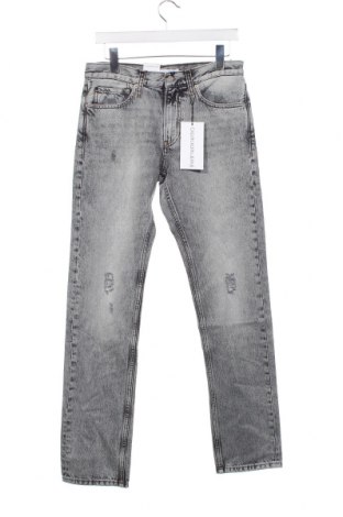 Мъжки дънки Calvin Klein Jeans, Размер S, Цвят Сив, Цена 121,80 лв.