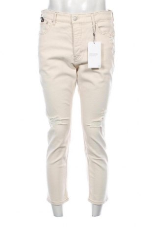 Blugi de bărbați Calvin Klein Jeans, Mărime M, Culoare Ecru, Preț 667,76 Lei