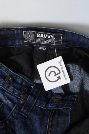 Ανδρικό τζίν Savvy, Μέγεθος S, Χρώμα Μπλέ, Τιμή 5,58 €