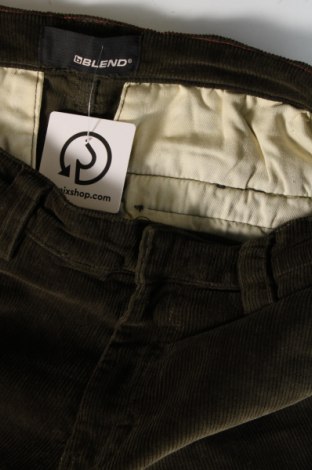 Pantaloni raiați de bărbați Blend, Mărime M, Culoare Verde, Preț 61,18 Lei