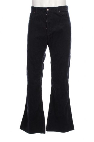 Pantaloni raiați de bărbați H&M Divided, Mărime L, Culoare Albastru, Preț 60,53 Lei