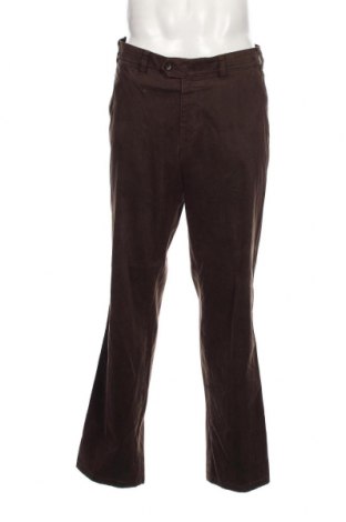 Ανδρικό κοτλέ παντελόνι Hattric, Μέγεθος L, Χρώμα Καφέ, Τιμή 8,04 €