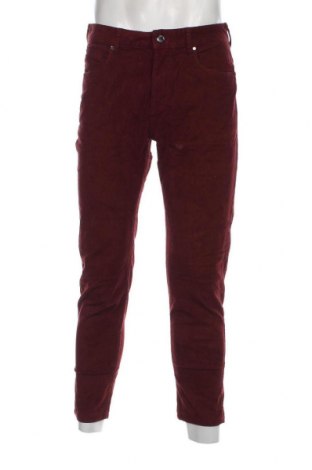 Pantaloni raiați de bărbați Zara Man, Mărime M, Culoare Roșu, Preț 17,76 Lei
