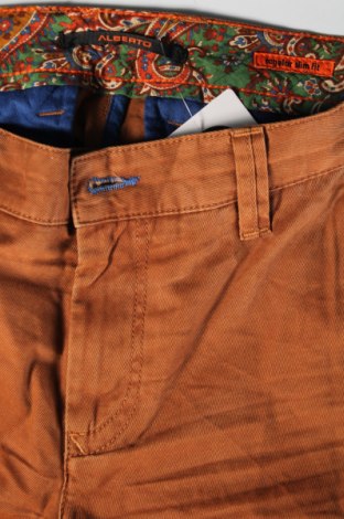 Pantaloni de bărbați Alberto, Mărime L, Culoare Maro, Preț 81,58 Lei