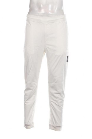 Pantaloni de bărbați Calvin Klein Jeans, Mărime M, Culoare Alb, Preț 282,24 Lei