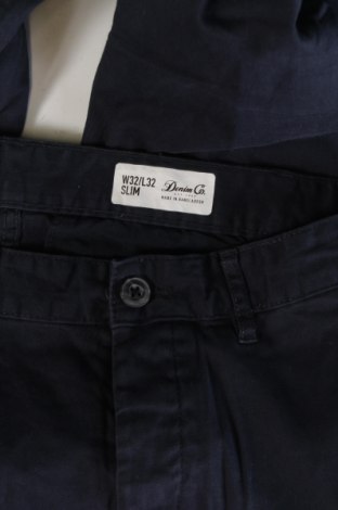 Ανδρικό παντελόνι Denim Co., Μέγεθος M, Χρώμα Μπλέ, Τιμή 17,94 €