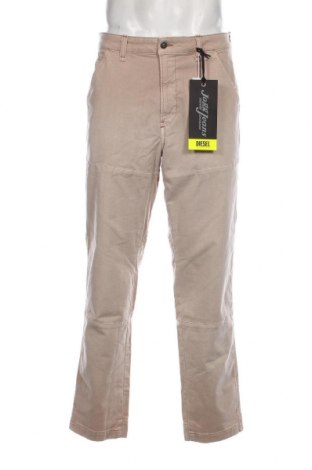 Pantaloni de bărbați Diesel, Mărime M, Culoare Bej, Preț 1.812,50 Lei