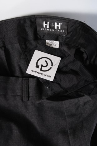 Мъжки панталон H+H, Размер M, Цвят Сив, Цена 21,11 лв.
