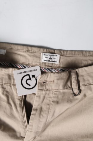 Herrenhose Jack & Jones, Größe M, Farbe Beige, Preis 11,95 €