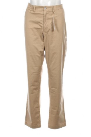 Pantaloni de bărbați Lacoste, Mărime L, Culoare Bej, Preț 671,05 Lei