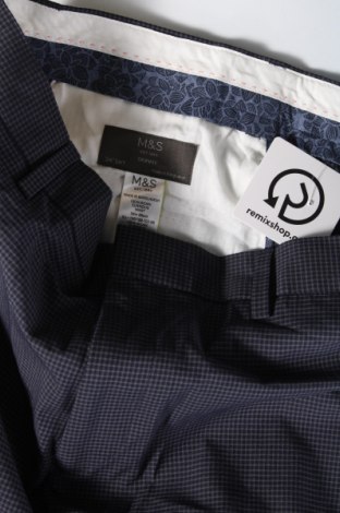 Ανδρικό παντελόνι Marks & Spencer, Μέγεθος M, Χρώμα Μπλέ, Τιμή 2,51 €