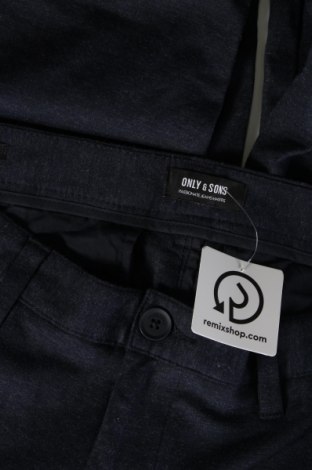 Мъжки панталон Only & Sons, Размер M, Цвят Син, Цена 5,22 лв.