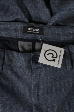 Pantaloni de bărbați Only & Sons, Mărime L, Culoare Albastru, Preț 65,07 Lei