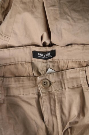 Herrenhose Only & Sons, Größe S, Farbe Beige, Preis € 20,18