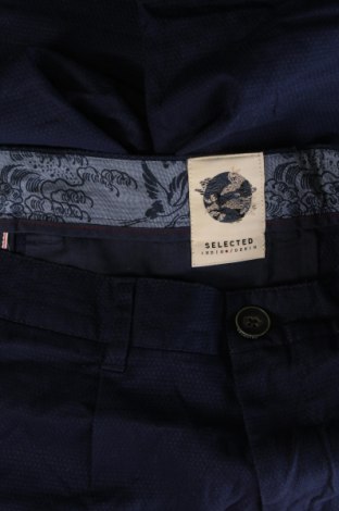 Pantaloni de bărbați Selected, Mărime S, Culoare Albastru, Preț 81,58 Lei