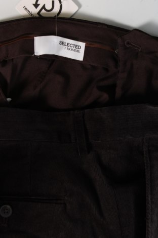 Ανδρικό παντελόνι Selected Homme, Μέγεθος L, Χρώμα Καφέ, Τιμή 10,58 €
