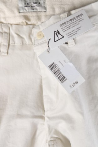 Herrenhose Silbon, Größe S, Farbe Ecru, Preis € 10,82