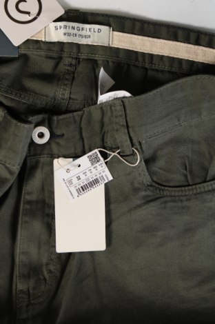 Ανδρικό παντελόνι Springfield, Μέγεθος M, Χρώμα Πράσινο, Τιμή 7,19 €