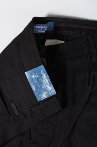 Мъжки панталон Springfield, Размер L, Цвят Черен, Цена 93,00 лв.