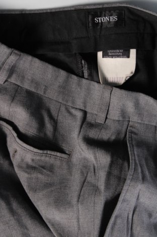 Pantaloni de bărbați Stones, Mărime L, Culoare Gri, Preț 20,23 Lei