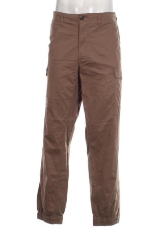 Męskie spodnie Straight Up, Rozmiar XL, Kolor Brązowy, Cena 55,66 zł