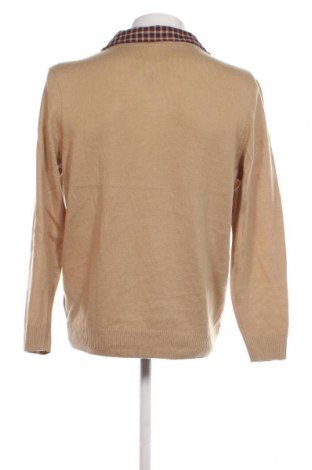 Ανδρικό πουλόβερ, Μέγεθος L, Χρώμα  Μπέζ, Τιμή 8,43 €
