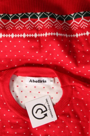 Herrenpullover Abollria, Größe S, Farbe Rot, Preis € 8,48